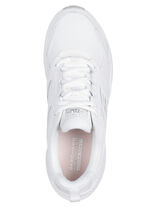 SKECHERS, sportiga damsneakers, tillverkade av läder, 